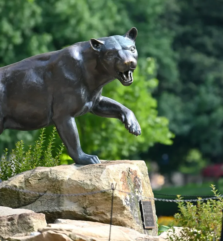 Pitt Panther statue