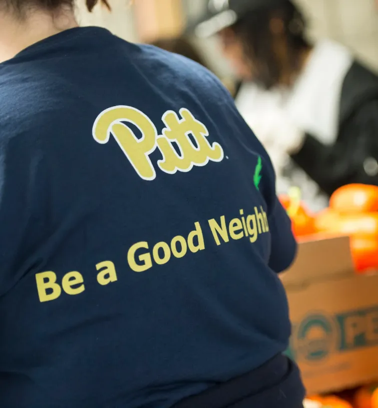 Pitt Be a Good Neighbor t-shirt
